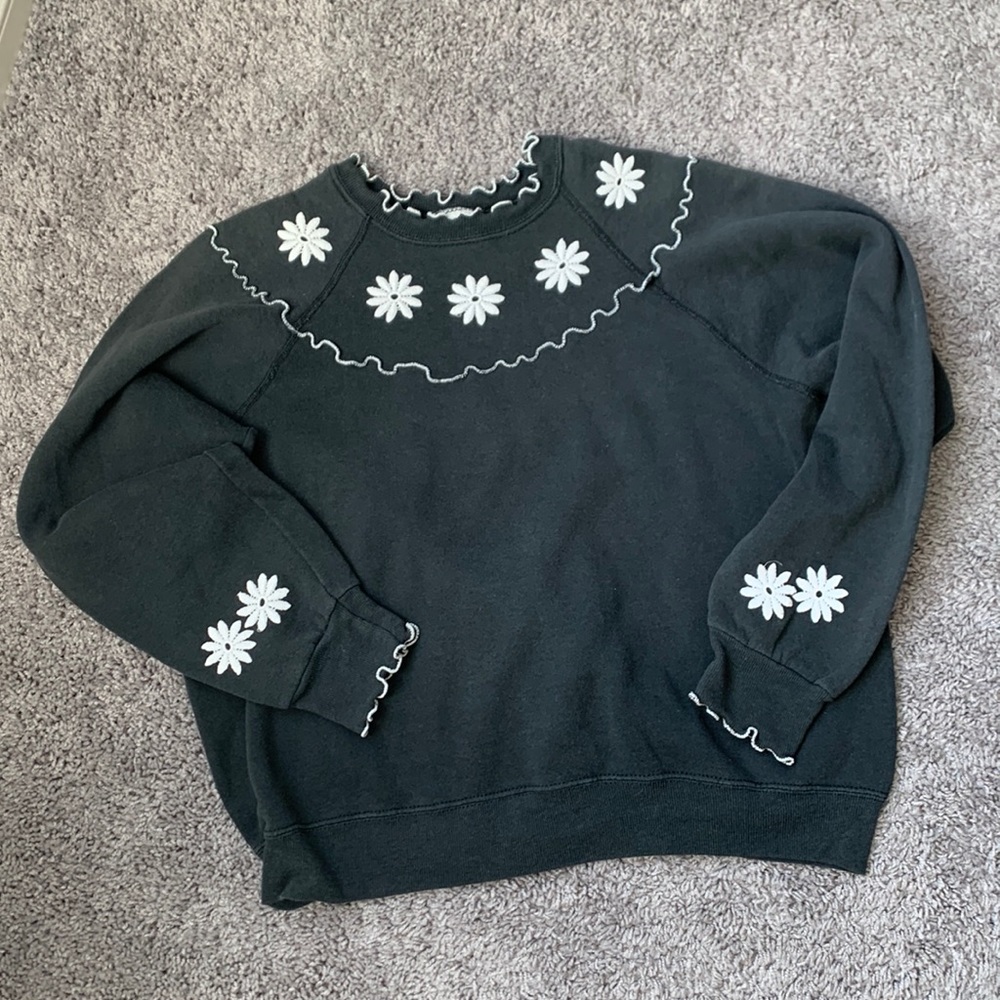 Vintage LEE Embroidered Sweatshirt X-Large - Picture 2 of 5